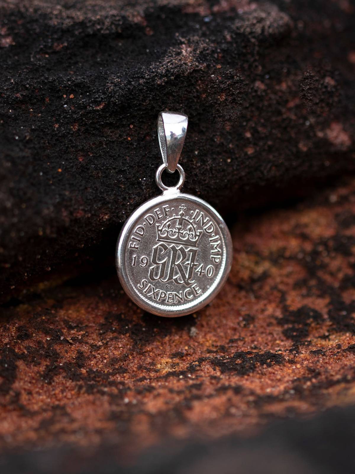 British Sixpence Pendant